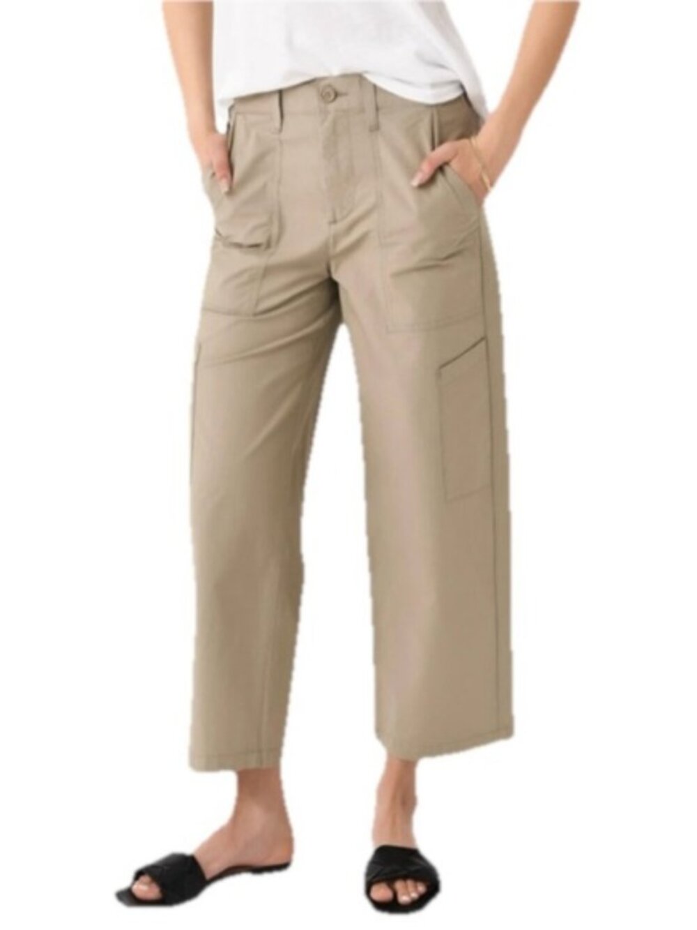 NWOT AGOLDE Daria Utility Pant Women’s Tan Wide-Leg Cargo Pants-Sz 31